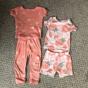 Carters Girls pajama sets